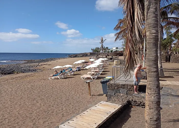 Costa Mar , Primera Linea Del Mar, 20 Metros De Playa Bastian Lägenhet Costa Teguise